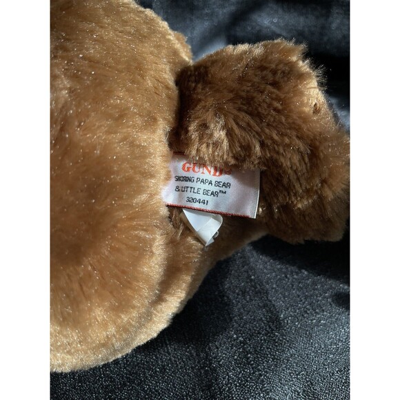 Plush Snoring Papa Bear & Little Bear Animated 15" Sounds By GUND -Works! *READ* - Picture 7 of 10